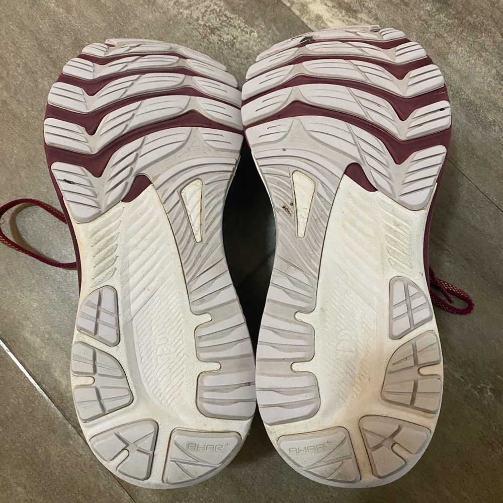 ASICS Maroon and White Athletic Sneakers - Picture 4 of 4
